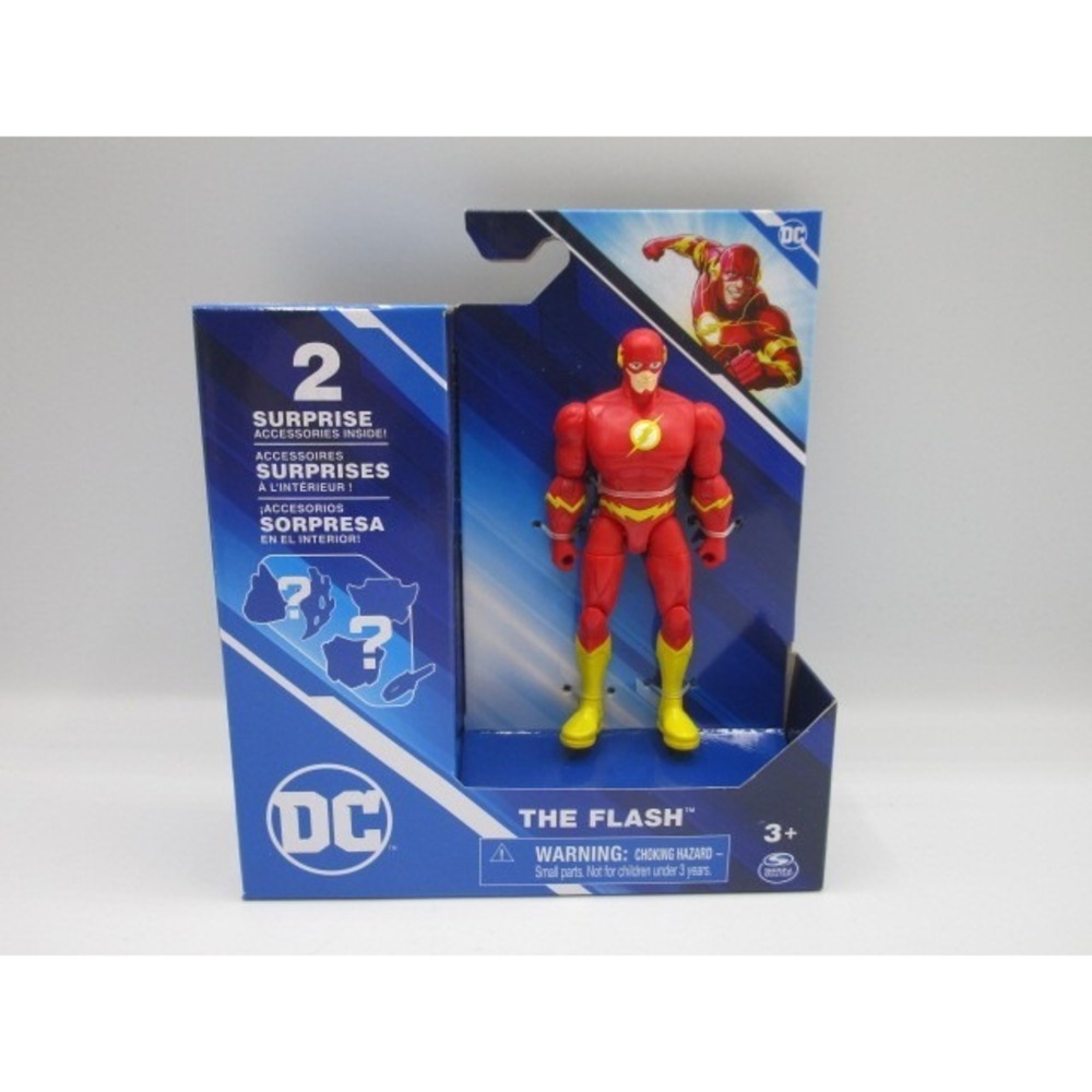 Spin Master DC The Flash 4" Action Figure With 2 Surprise Accessories